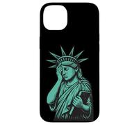 Sad Statue of Liberty Coque pour iPhone 14 Plus
