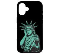 Sad Statue of Liberty Coque pour iPhone 16