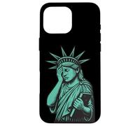 Sad Statue of Liberty Coque pour iPhone 16 Pro Max