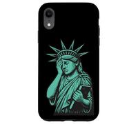 Sad Statue of Liberty Coque pour iPhone XR