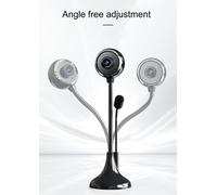 SADA A09 Cam?ra de bureau USB sur pied, mise au point manuelle, objectif grand angle, changement facile entre les ?crans horizontaux et verticaux, tube en titane ? hauteur r?glable, rotation de 360¡ã,