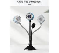SADA A09 Cam?ra de bureau USB sur pied, mise au point manuelle, objectif grand angle, changement facile entre les ?crans horizontaux et verticaux, tube en titane ? hauteur r?glable, rotation de 360¡ã,
