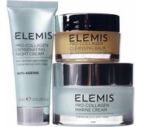 Sada Elemis VIP : Elemis Pro-Collagen Crème de nuit oxygénante 15ml + Elemis Pro-Collagen Crème marine 30ml + Elemis Pro-Collagen Baume nettoyant 20g