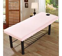 SADA72 Drap-Housse de Massage Doux pour Table de Massage, Drap-Housse, Rose, Taille Unique