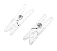 Saddgo Lot de 20 pinces à linge en plastique transparent pour fond de scène, décoration murale