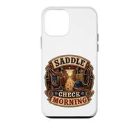 Saddle Check Morning Écurie Coque pour iPhone 12 Mini