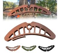 Saddle Hunting Bridge Spreader, Ergonomic Saddle Hunting Hip Pinch Eliminator & Tree Saddle Accessories, Portable Lightweight Hunting Accessories for Comfort Relieves Hip (Brown)