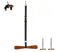 Saddle-Shaped T-Shaped Hanger for Western & English Saddles, Portable Wall Mount Saddle Rack with Adjustable Hanging Strap for Stable Trailer Car Headrest Tack Room Equestrian Storage Organizer