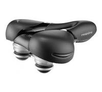 Selle gel confort max relaxed avec protection latérale et élastomère Selle Royal Respiro Loisir - noir