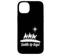 Saddle Up Boys Naissance de Jésus Trois Wisemen Cowboy Thème Coque pour iPhone 14 Plus