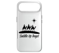 Saddle Up Boys Naissance de Jésus Trois Wisemen Cowboy Thème Coque pour iPhone Air