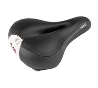 Saddle VELO, 245 x 212 mm, Satin Steel Rail, D2 Base, w/o clamp, on VELO-Card