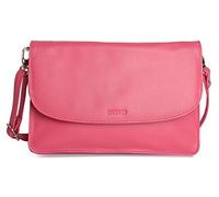 SADDLER Olivia Sac à Main ou Pochette à 3 Sections en Cuir Nappa Souple - Fuchsia