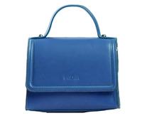 SADDLER Tina Sac à main à rabat en cuir avec poche RFID pour téléphone, bleu électrique