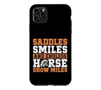 Saddles Smiles et Endless Horse Show Miles Horse Mom Coque pour iPhone 11 Pro Max