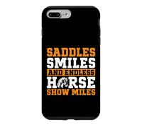 Saddles Smiles et Endless Horse Show Miles Horse Mom Coque pour iPhone 7 Plus/8 Plus