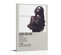 Sade Love DeluxePosters esthétiques sur toile pour chambre à coucher, décoration murale avec cadre, 40 x 60 cm