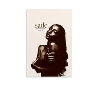 Sade Love Impression sur toile imperméable HD résistante aux UV Convient pour les salons et les couloirs et fait un excellent cadeau Style sans cadre 50 x 75 cm