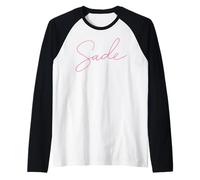 Sade Prénom Love Femme Fille Ami Femme Epouse Rose Manche Raglan