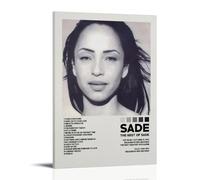 Sade The Best of Sade Peinture décorative imperméable et résistante aux taches Affiches haute définition Convient pour plusieurs scénarios dans le salon, la chambre et le bureau Style cadre 30 x 45 cm