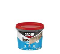 Sader Colle à Bois Prise Progressive - Colle Vinylique Bois Intérieur - Colle Forte pour Tous Bois et Dérivés -Transparente après Séchage - Sans Solvant - Pot de 650 g