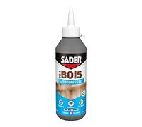 Sader Colle à Bois Prise Progressive - Tout Type De Bois - Intérieur - Transparente après Séchage - Sans Solvant - Vynilique - Biberon de 500 ml
