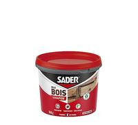 Sader Colle à Bois Prise Rapide 2 min - Colle Forte pour Tous Bois et Dérivés - Intérieur - Transparente après Séchage - Colle en Pot Applicable au Pinceau - Sans Solvant - Pot de 650 g
