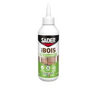Sader Colle à Bois Extérieur PU Polyuréthane - Colle Bois Expansive - Colle Forte pour Tous Bois et Dérivés - Colle Bois D4 - Ultra Résistante à l'Humidité et à la Chaleur - Biberon de 250 g