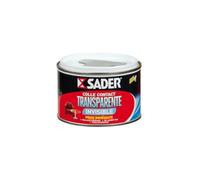 Sader Colle contact néoprène transparente invisible - Extra forte tous matériaux - Pot 250 ml