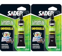 Sader Colle universelle solvante Tube 30 ml (Lot de 2)