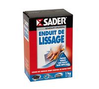 Sader Enduit de Lissage - Poudre 1 kg (Boîte Carton)
