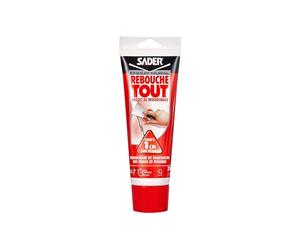 Sader Enduit de Rebouchage Intérieur Rebouche Tout Blanc - Tube de 330g | Prêt à l’Emploi - Tous Supports - Rebouchage et Égalisation de Trous et Fissures Jusqu’à 1 cm - Joint Plaque de Plâtre