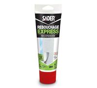Sader Enduit de Rebouchage Rebouche Tout Express, Rebouche jusqu'à 1cm Sans Retrait, Intérieur et Extérieur, Séchage Rapide, Pâte Prête à l'Emploi, Gris, Tube de 200 ml