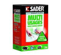 Sader Enduit Multi-Usage poudre 1kg (boîte en carton), Blanc