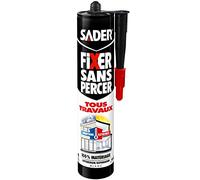 Sader Fixer sans Percer tous travaux Blanc - Cartouche 290 ml
