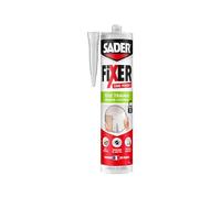 Sader – Mastic-colle hybride Fixer Sans Percer Int./Ext., Transparent, tous matériaux, 300 g