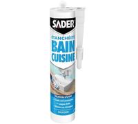 SADER Mastic bain / cuisine - 280 ml - Translucide