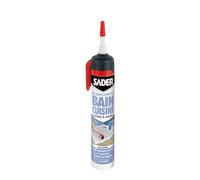 Sader Mastic d'Etanchéité Bain et Cuisine - Facile à Lisser - Jointe Tous Matériaux - Traité Anti-Moisissures - Gâchette Prête A l'Emploi - Blanc - 200 ml