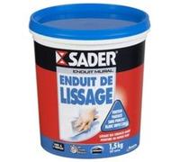 sader pot pâte enduit lissage pret a l'emploi - 1,5kg G