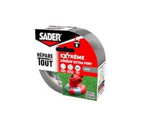 SADER Repare Tout Extrême Gris - Adhésif Extra Fort - Hautes Performances - Intérieur & Exterieur - Toutes Surfaces - Facile à Découper - 20m x 50mm