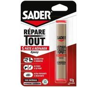 SADER Répare tout pâte à réparer bicomposants 57g