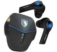 Sades Wings 100 Pro Casque Perle Sans Fil Son Gamer immersif Headphones Sans Fil Annulation Bruit Écouteurs Pure Audio Compatible Téléphone Mobile Smartphones Tablet 18 Heures Batterie