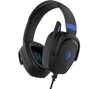 SADES Zpower SA-732 Gaming Headset, noir/bleu, USB, filaire, stéréo, over ear, PC, PST, XBox, Nintendo Switch, VR, Phone