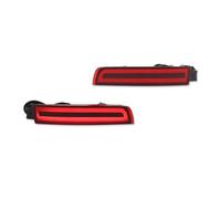 SADHADAH Feu de Position Pour Nissan Pour Juke Pour Murano Pour Quest Pour Sentra Réflecteur De Pare-chocs Arrière Feux Freinage LED Antibrouillard Clignotant Latéral(Red Lens)