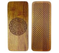 Sadhu Planche à ongles en bois de manguier 100 % fait main 3 tailles 10 mm, 12 mm et 15 mm Soulage les tensions, favorise la circulation sanguine, aide à soulager les migraines et les troubles du