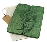 Sadhu Planche en bois avec clous galvanisés dynamiques pour la pratique du yoga, faite à la main avec clous pour se tenir debout sur les pieds, planche de relaxation pour massage d'acupuncture, cadeau