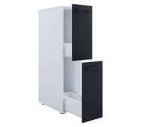 SadiloL armoire de salle de bain blanc, anthracite.