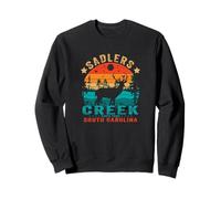 Sadlers Creek State Park Caroline du Sud USA Retro Sunset Sweatshirt