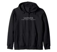 Sadness is My Native Language - Citation Moody for Deep Feelers Sweat à Capuche