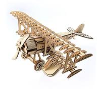 Sadodo Puzzle 3D avion, puzzle en bois 3D bi-bâche, jouet à monter soi-même, modèle artisanal, décoration de la maison, kit de modélisation pour adultes, cadeau d'anniversaire pour hommes, garçons